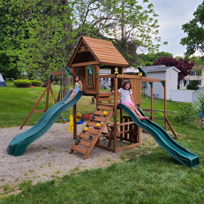 Swing-n-Slide Super Knightsbridge Swing Set & Reviews | Wayfair